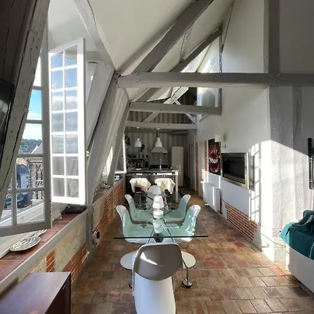 Le Loft Du Homard Bleu - Entre Ciel Et - Free Parking 500m * أونفلور